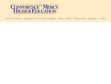 Tablet Screenshot of mercyhighered.org